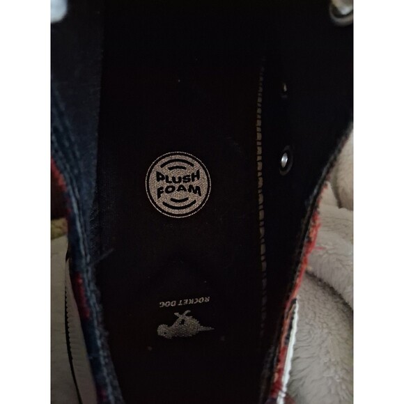 New Rocket Dog Jazzin Plaid Black & Red Women's Sneakers Size 8.5 Retro Style - Picture 8 of 8